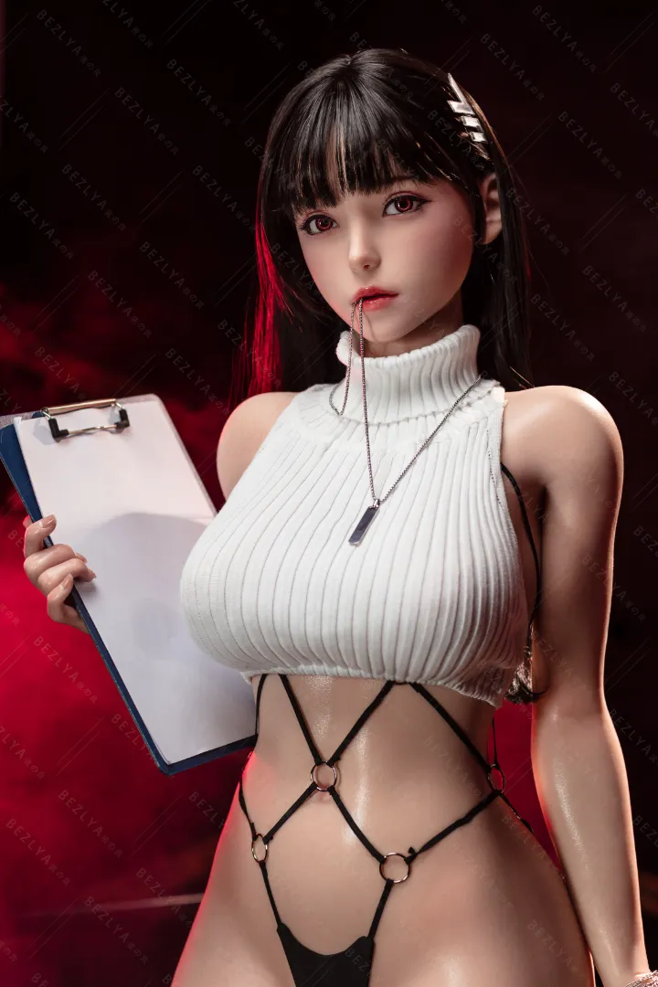 155cm (5ft1) E罩杯 輕量化 矽膠 性愛娃娃, ROS 头部 Violet